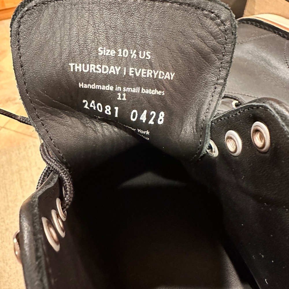 Thursday Boot Company Black Men's Boots - Picture 8 of 9